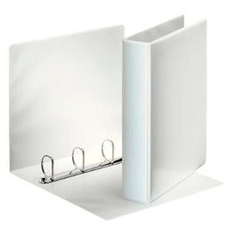 Esselte Carpeta Canguro Básica Personalizable 4 Anillas Mixtas 60 mm A4 Pp Blanco 580 Hojas