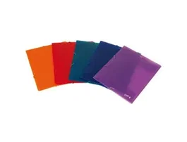 Office box Carpeta de polipropileno con gomillas DIN A6 colores surtidos