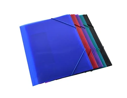 Office box Carpeta Supra Din A3 con gomas y tres solapas, colores surtidos