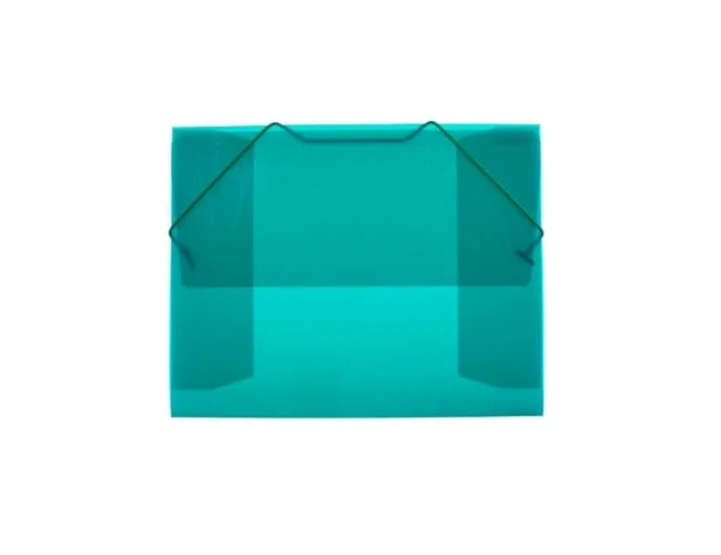 Office box Carpeta de polipropileno con gomas y tres solapas A4 colores surtidos