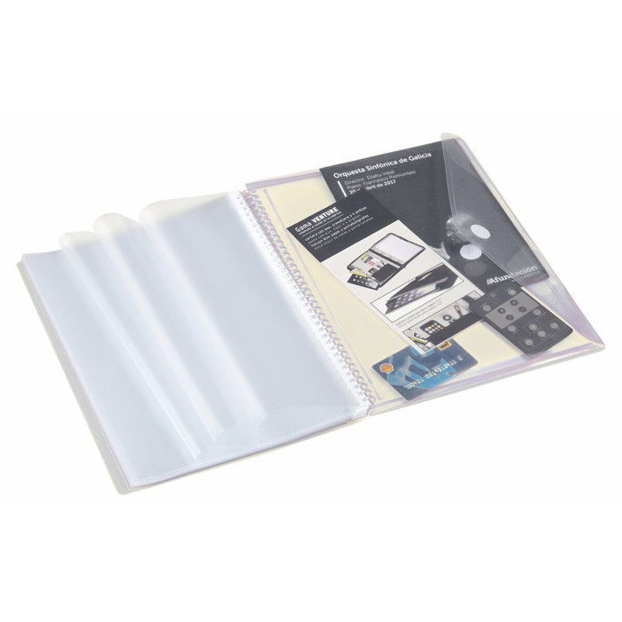 Carchivo Archivex-Star Canguro Personalizable A4 con 30 Fundas Incoloro