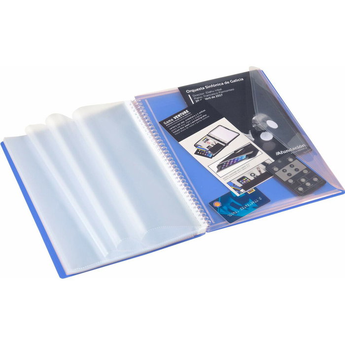 Carchivo Archivex-Star Canguro Personalizable A4 Azul con 30 Fundas