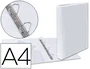 Esselte Carpeta Canguro 4 Anillas Mixtas 25mm A4 Plástico Blanca