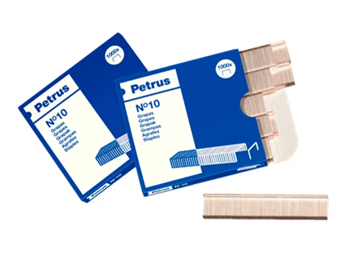 Petrus Grapas n.º 10 Galvanizadas Caja de 1000 Petrus Grapas n.º 10 Galvanizadas Caja de 1000