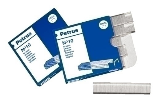 Petrus Grapas n.º 10 Galvanizadas Caja de 1000 Petrus Grapas n.º 10 Galvanizadas Caja de 1000