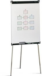 FAIBO Caballete de convención con trípode y superficie melaminada 70x102 cm