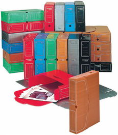 Carchivo Caja Archivo Definitivo Desplegado Pp 100 mm Folio Rojo