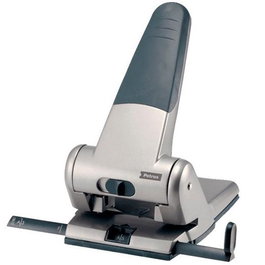 Petrus 305 Taladrador Metálico para Oficina, Capacidad 65 Hojas, Color Plata