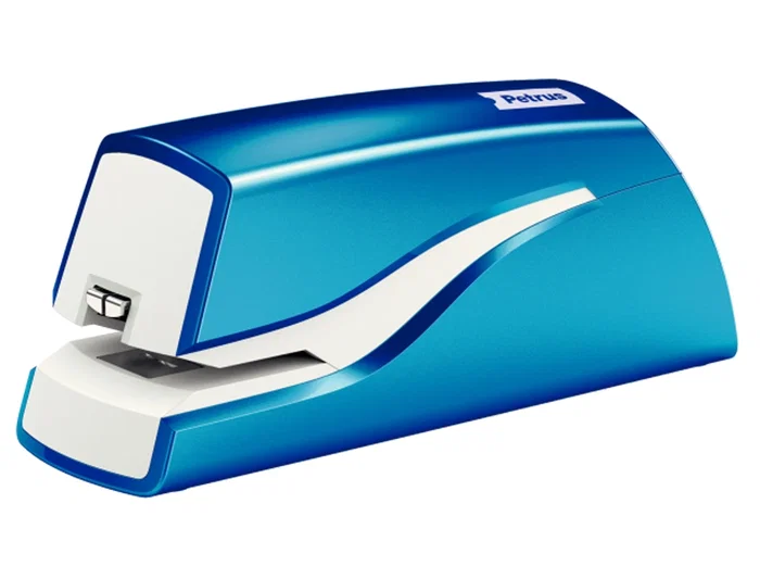 Petrus Grapadora Eléctrica e-310 Wow Azul Metalizado Sobremesa Capacidad 12 Hojas Petrus Grapadora Eléctrica e-310 Wow Azul Metalizado Sobremesa Capacidad 12 Hojas