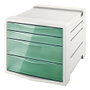 Esselte Fichero de sobremesa Colour 4 cajones Verde