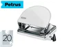 PETRUS Taladro 2 Punzones Modelo 52 WOW Blanco Metalizado