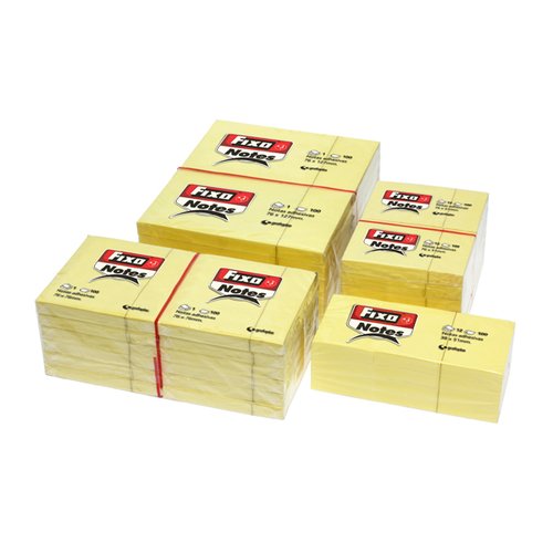 Taco Notas Fixo Notes 100H 38X51 Amarillo Pack De 12 (Set de 24) Taco Notas Fixo Notes 100H 38X51 Amarillo Pack De 12 (Set de 24)