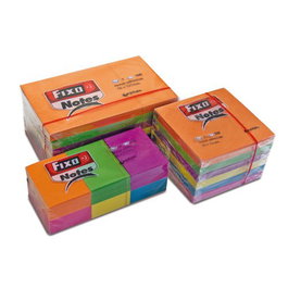 FIXO Taco Notas 100H 38X51 Colores Neon Set de 24