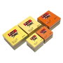 Fixo Cubo 400 Notas Adhesivas Neón 76x76mm