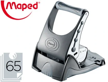 MAPED Taladro Easy de 2 punzones capacidad 65/70 hojas MAPED Taladro Easy de 2 punzones capacidad 65/70 hojas