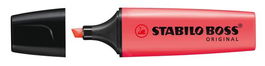 Marcador Fluor Stabilo Boss 70 Rojo (Set de 10)