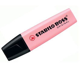 Stabilo Marcador fluorescente Boss pastel rubor rosa 5mm
