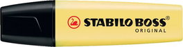 Stabilo Marcador fluorescente Boss pastel amarillo cremoso