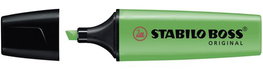 Marcador Fluor Stabilo Boss 70 Verde (Set de 10)
