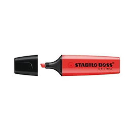 Stabilo Marcador fluorescente Boss rojo trazo 5mm