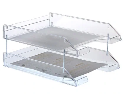 Archivo 2000 Bandeja de Sobremesa Apilable Cristal Transparente