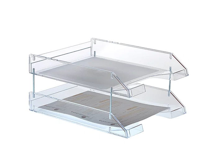 Archivo 2000 Bandeja de Sobremesa Apilable Cristal Transparente