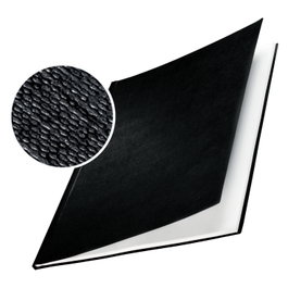 LEITZ impressBIND Tapas de encuadernación negras para 106-140 hojas DIN A4