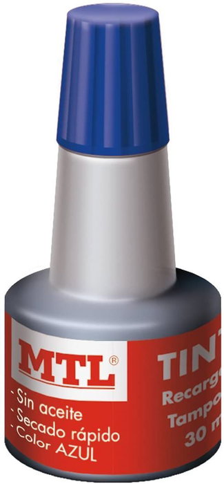 MTL Tinta para Recarga de Tampones 30ml Azul