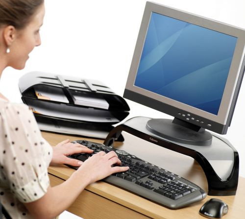 Fellowes Soporte Smart Suites Ajustable 3 Alturas Negro