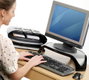 Fellowes Soporte Smart Suites Ajustable 3 Alturas Negro