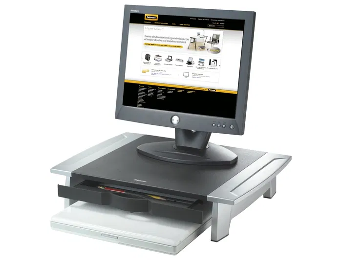 Fellowes Soporte para Monitor TFT Office Suites Ajustable en Altura con Bandeja 100/150x500x364 mm Color
