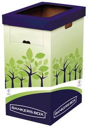 Papelera Fellowes Bankers Box Carton Para Reciclaje (Set de 2)