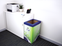 BANKERS BOX Papelera de Reciclaje con Doble Abertura 69L Verde/Azul (Set de 2)