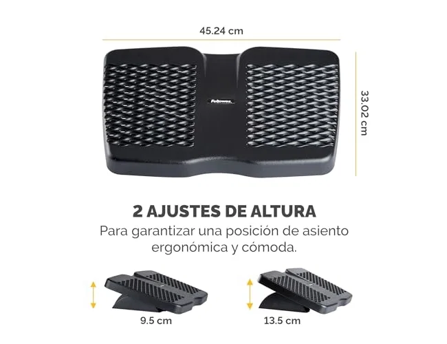Fellowes Reposapiés Refresh Carbón vegetal Fellowes Reposapiés Refresh Carbón vegetal