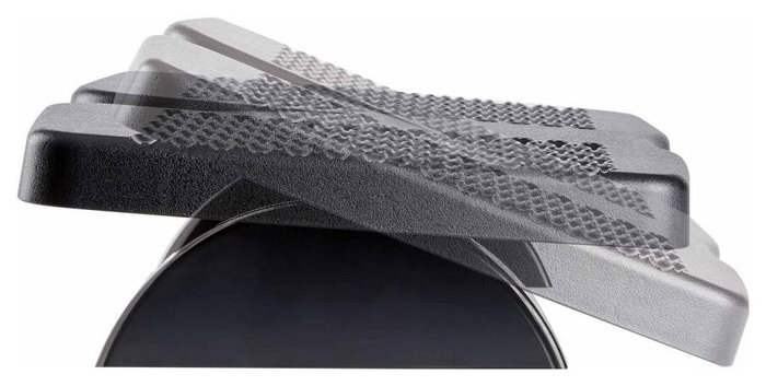 Fellowes Reposapiés Refresh Ventilado Gris Oscuro