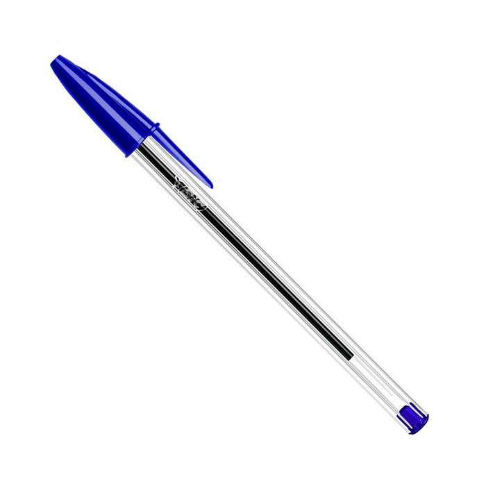 BIC Bolígrafo Cristal azul con punta de 1 mm BIC Bolígrafo Cristal azul con punta de 1 mm