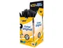 Bic Bolígrafo Cristal Original Tinta Negra Punta 1mm Trazo 0.4mm Cuerpo Transparente Certificado Ecológico NF