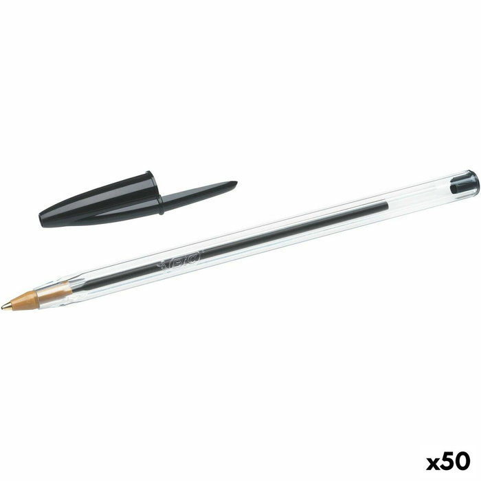BIC Bolígrafo Cristal trazo medio negro