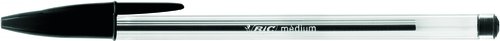 BIC Bolígrafo Cristal trazo medio negro