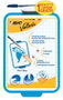Bic Velleda Pizarra Blanca Portátil 19x26 cm con Marcador y Borrador