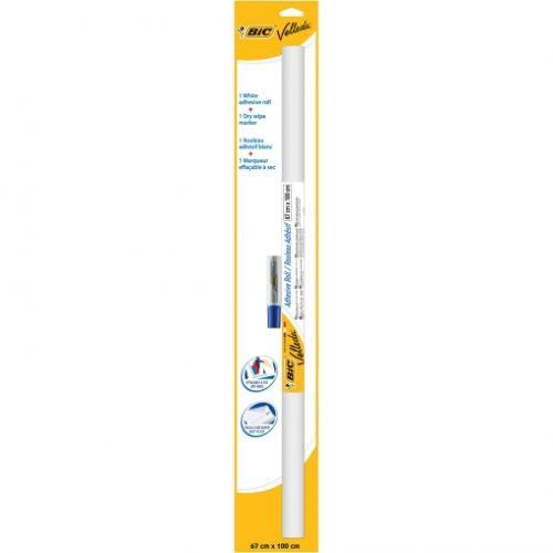 Velleda Rollo de Pizarra Blanca Adhesiva 100x200 cm