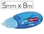 Tipp-ex Correctortipp-ex Micro Tape Twist - Cinta Correctora 5 mm x 8 m, 8 Metros, Cabezal Rotativo, Supercompacto, 30x20x75 mm