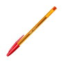 BIC Bolígrafo Cristal Fine trazo fino rojo
