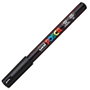 POSCA Marcador PC-1MR No Permanente Punta Extrafina 0.7 mm Negro