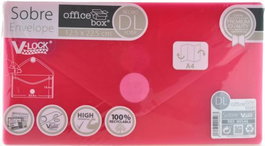 FRAGA IMPORT, S.L. Sobre DL V-LOCK Rojo Pack de 10