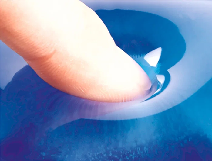 Fellowes Alfombrilla con Reposamuñecas de Gel Crystal Azul