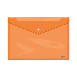 Dosier Sobre Dohe Pp Broche Fº+ Apaisado Traslucido Naranja (Set de 10)