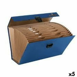 Fellowes Maletín Clasificador Acordeón Azul con 19 Secciones