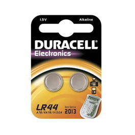 CEGASA Pila Botón Alcalina LR44 Duracell (2 Uds.)