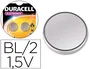 Duracell Pilas de Botón Alcalinas LR44 1,5 V (Pack de 2)